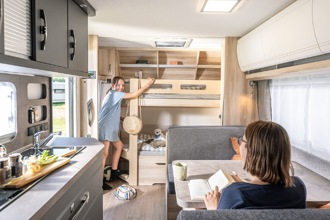Caravans met aparte kinderkamer: de mooiste modellen!