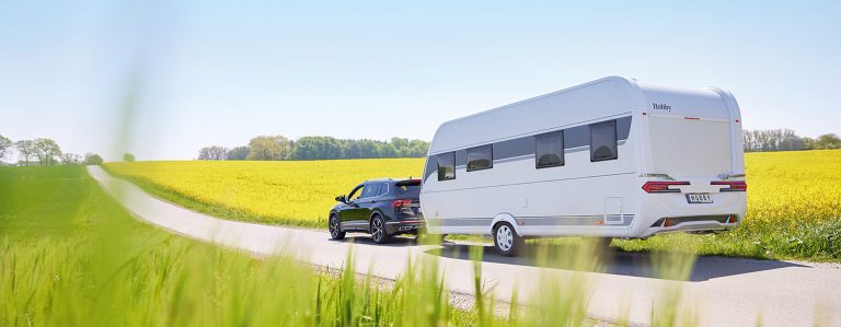 Hoe hard mag u rijden met de caravan?
