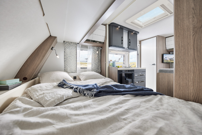 Compacte kleine caravan: Hobby on Tour
