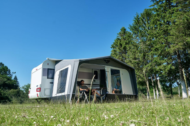 2. Géén gedoe meer met tentstokken