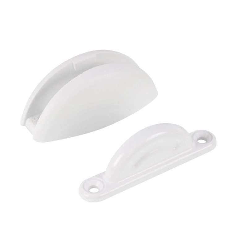 Deurvanger 2dlg Plopp wit