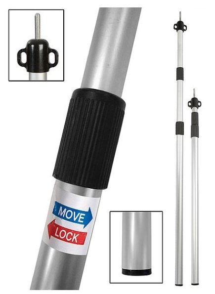 Bo-Camp Tarp-/Tentstok 106/280 cm