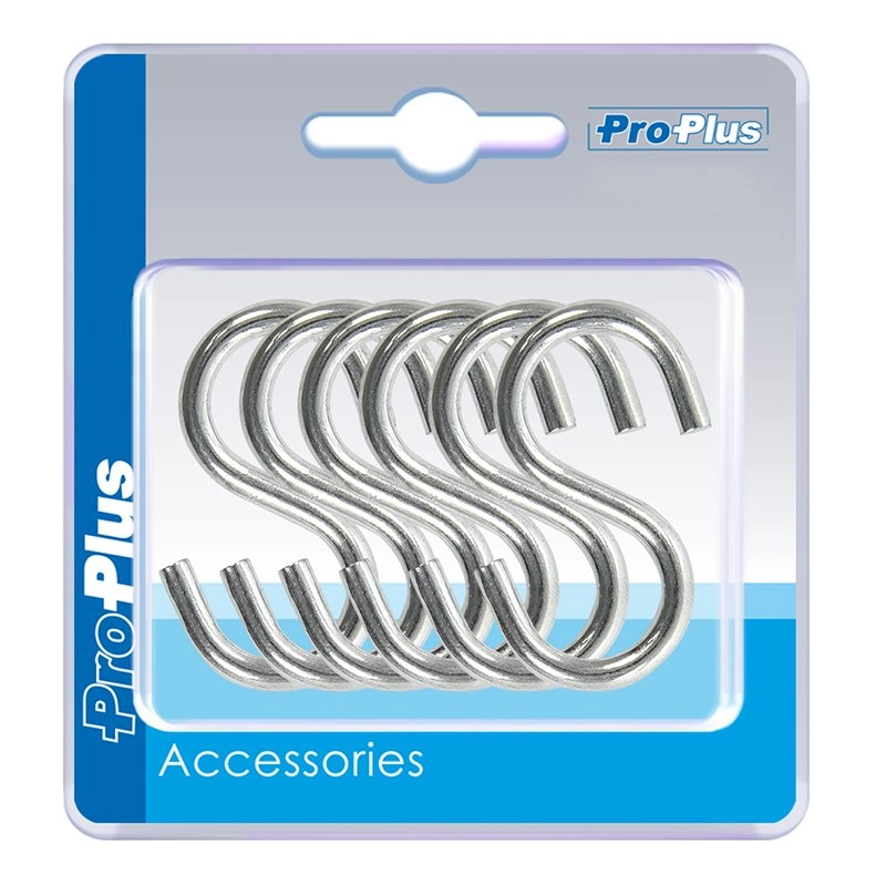 Pro-Plus S-haak Ø4mm á 6 stuks