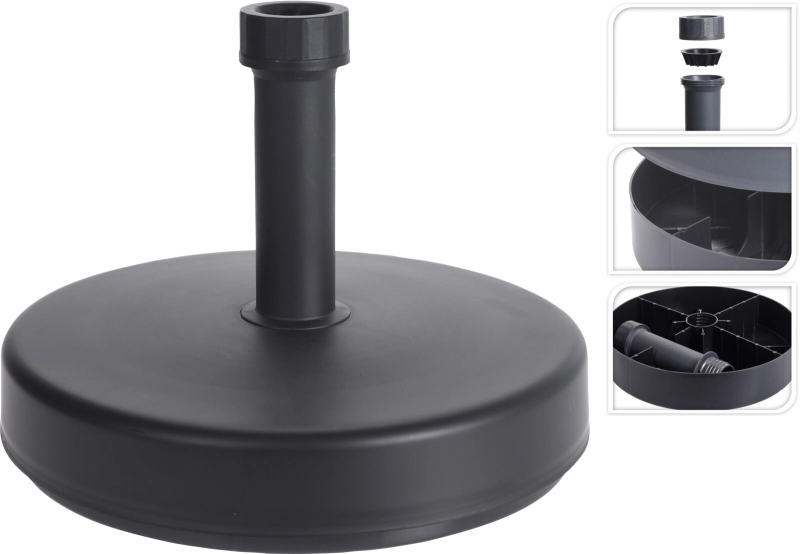 Parasolvoet vulbaar rond tot 25 kg