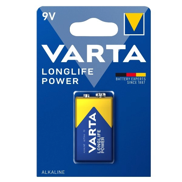 Varta Long Life Power 9 V batterij