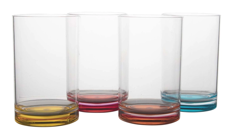 Gimex Waterglazen Colour Rainbow