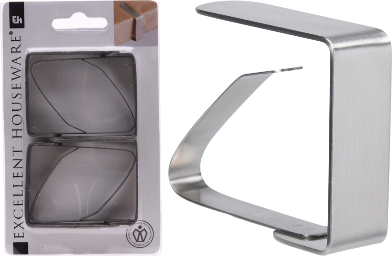 Tafelkleed klemmen set 4 stuks