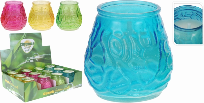 Citronellakaars in glas