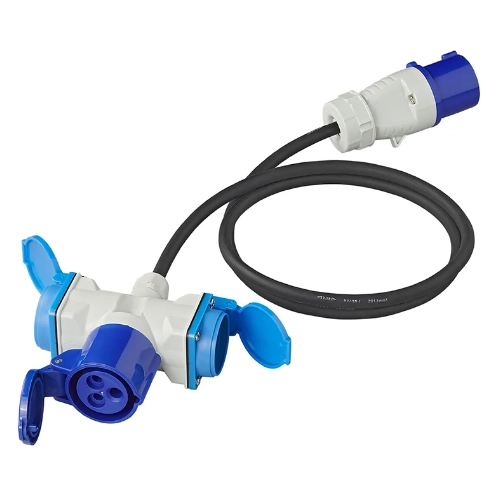 Pro-Plus Verloopkabel CEE->Schuko 150 cm