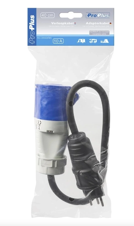 verloopkabel Zwisters > CEE 40 cm