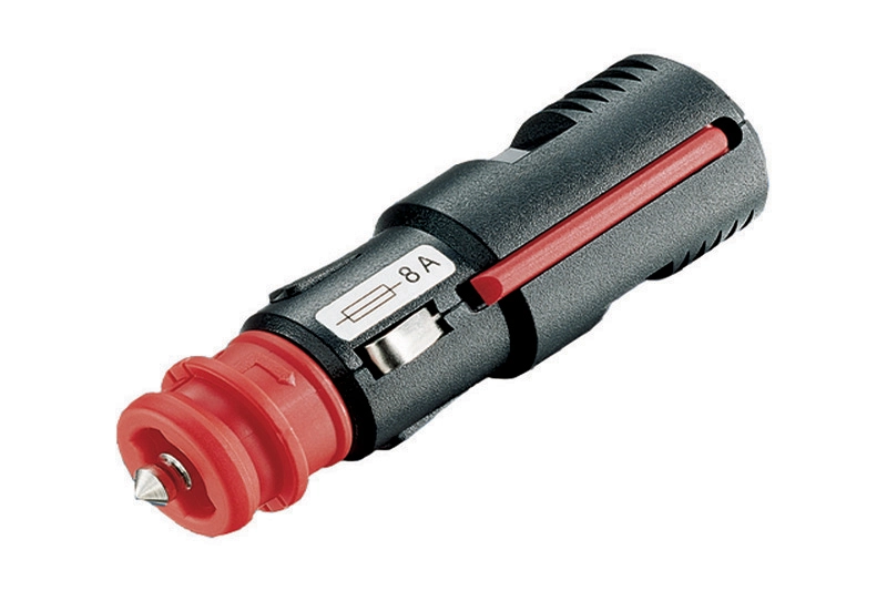 12v stekker universeel met zekering