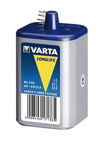 Varta blok batterij 6V