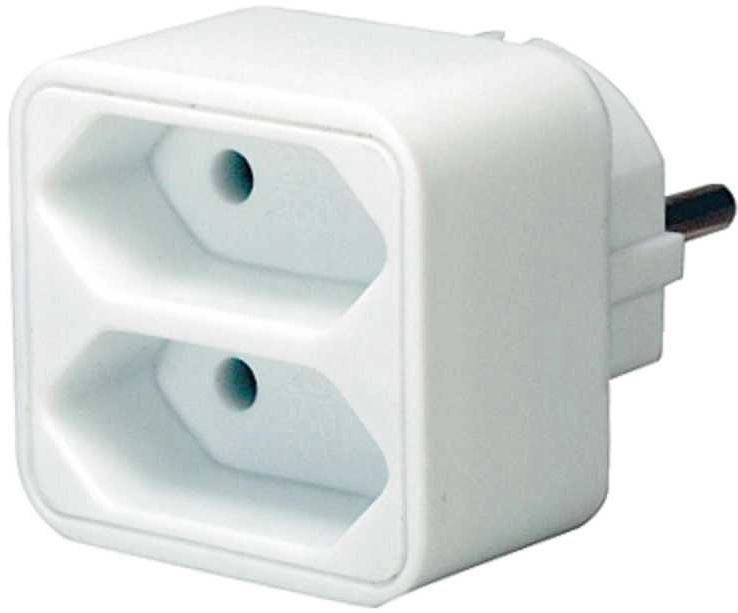 Adapterstekker 2 V Euro