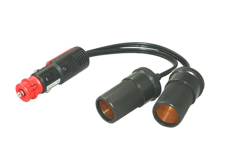 12V sig.aansteker 2-weg