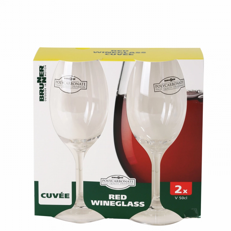 Brunner Cuvée rode wijnglas à 2 stuks