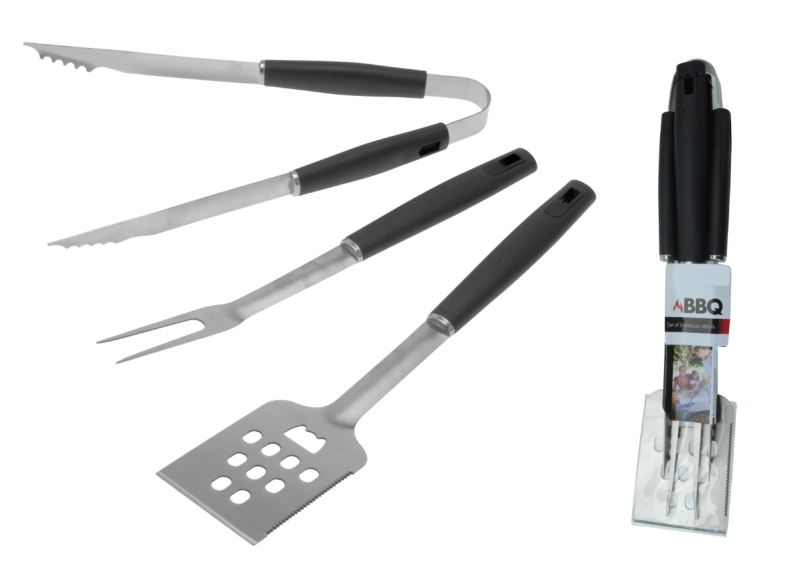 BBQ gereedschapset 3 delig