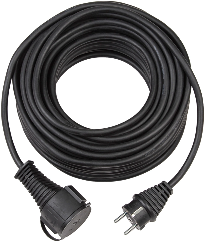 Bremaxx verlengkabel 15 m zwart