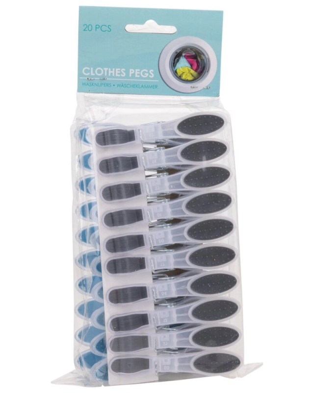 Wasknijpers softgrip 20 st