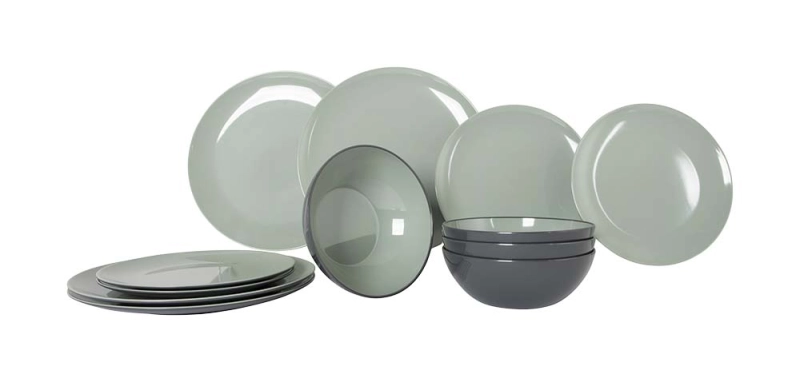 Gimex Vivid Servies groen