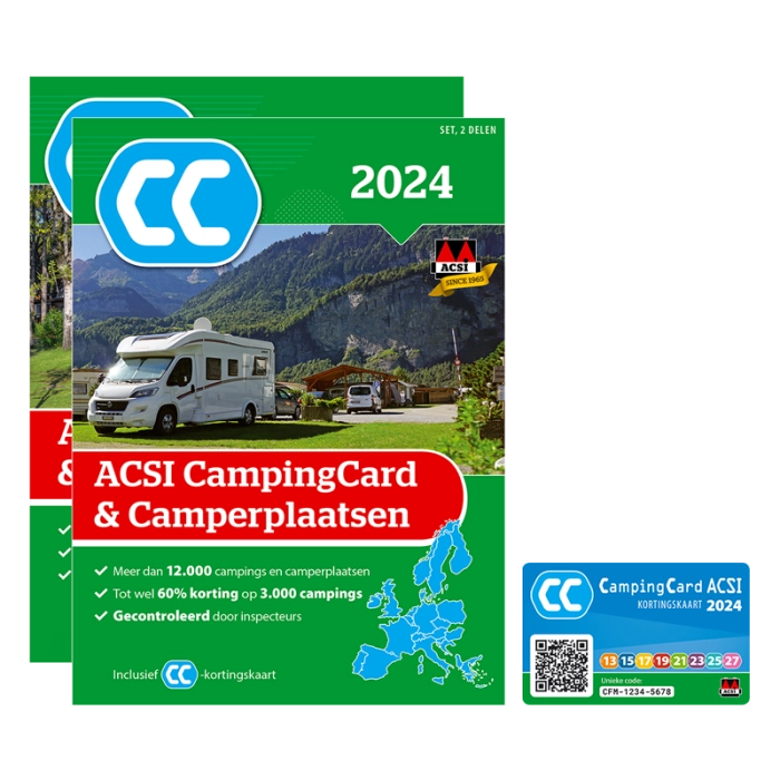 ACSI Campingcard & Camperplaatsen '24