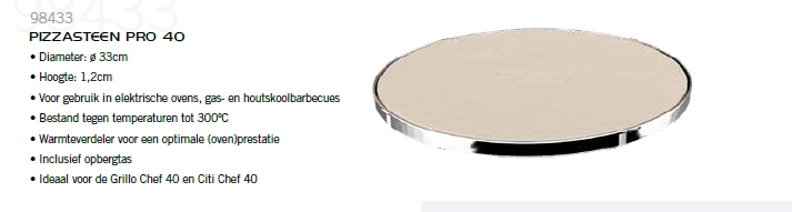 Cadac Pizzasteen Pro 40