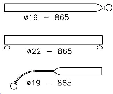 Campking Voortentspanstok 22/19mm