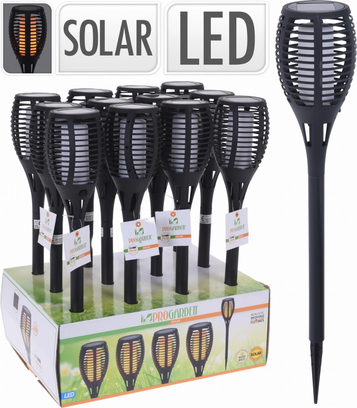 Solar fakkel flame LED