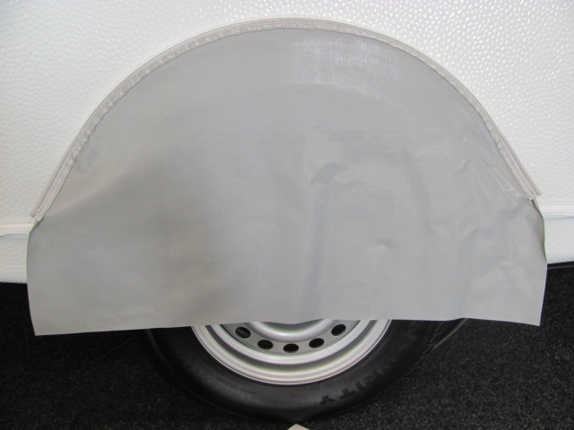 Brand wielflap rond groot