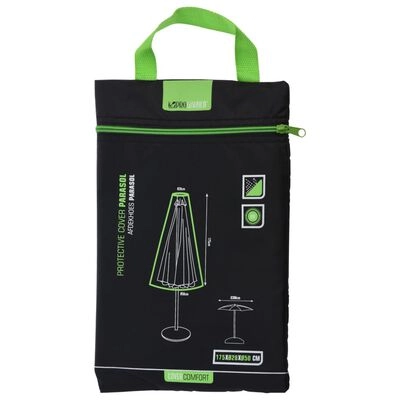 Afdekhoes voor parasol zwart