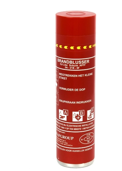 Firestop Brandblusser 0,6L AB F schuim