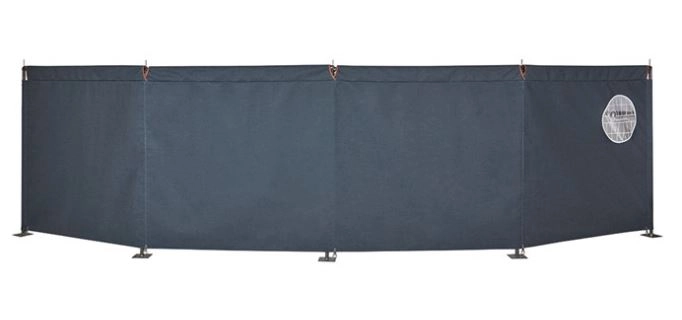 Isabella windscherm Grey 4-dlg