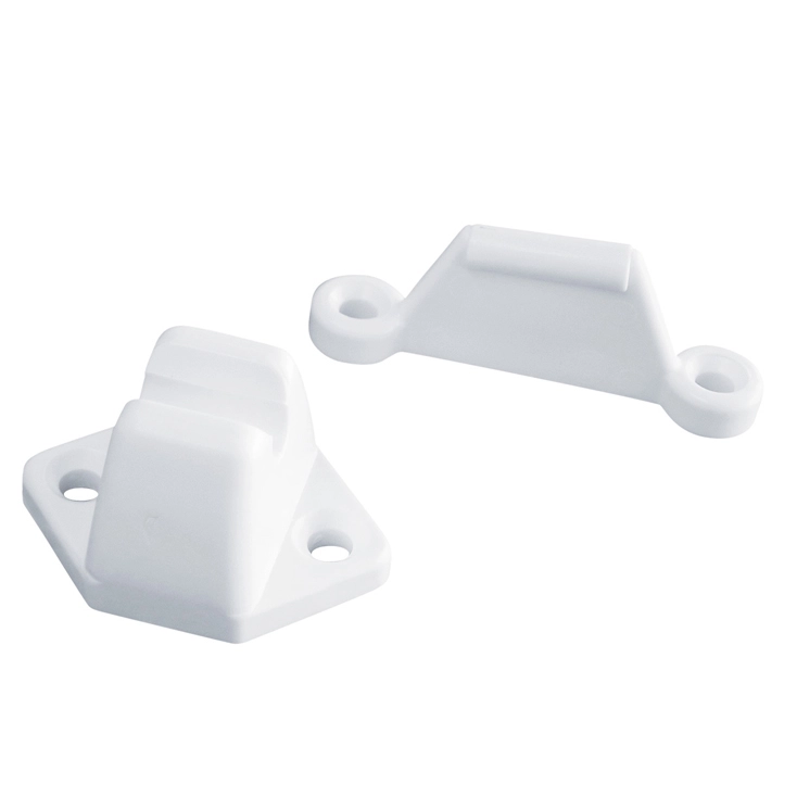 Deurvanger pvc wit 2 dlg.