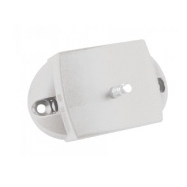 Toiletdrukknopslot wit spanjolet