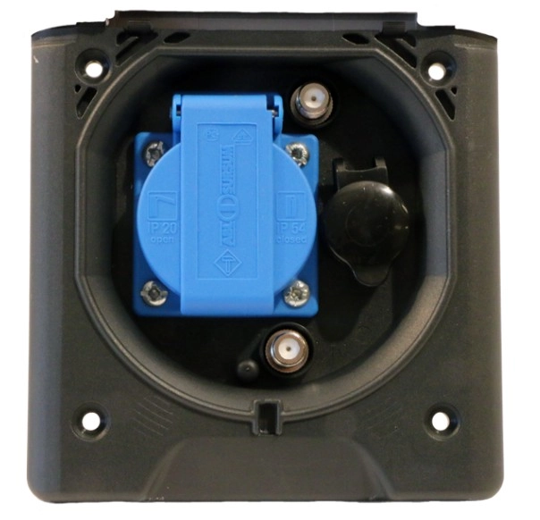 Inbouwdoos 230V+12V+sat 2014