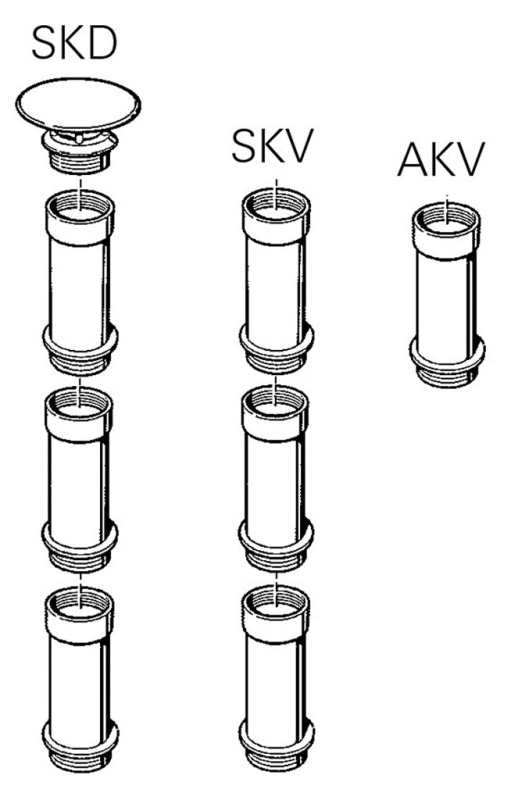 Truma verlengset schoorsteen SKD