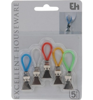 Handdoekknijpers 5 st. op blister