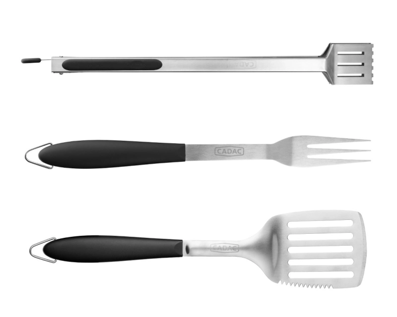 Cadac Spatula/Fork/Tong stainless steel
