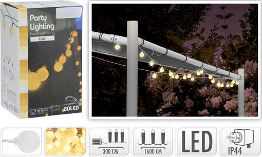 Party led-verlichtingssnoer "Warm White"