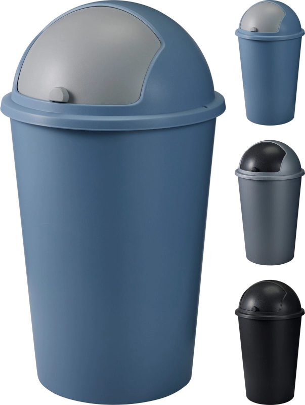 Afvalbak met klapdeksel 50 L,
