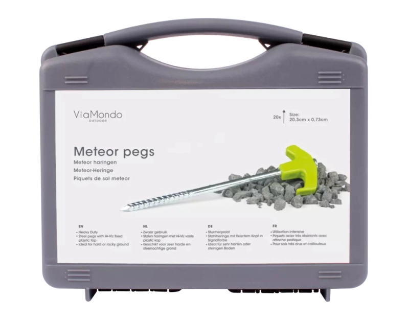 Via Mondo Meteor haringen in koffer