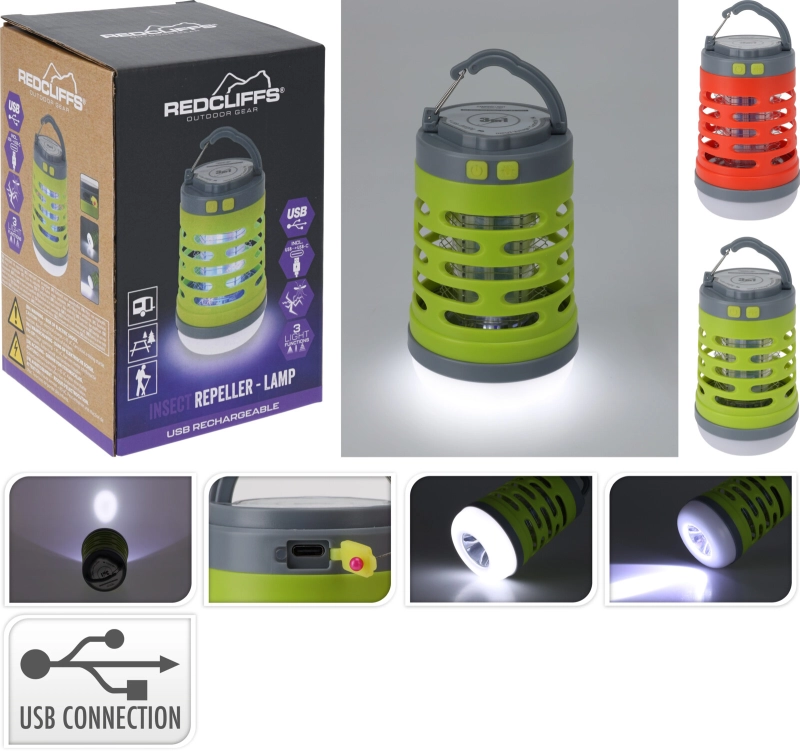 Redcliffs camping & anti-insecten lamp