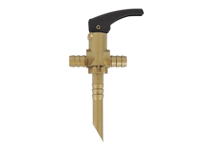 Reich Aftapventiel 10-12mm dubbel