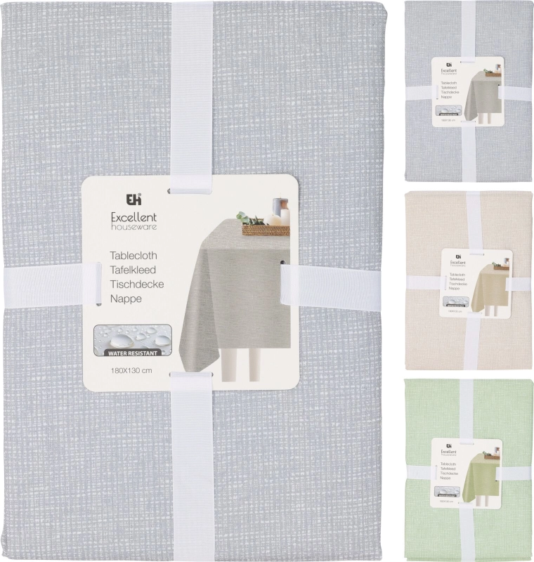 Tafelkleed linnen look