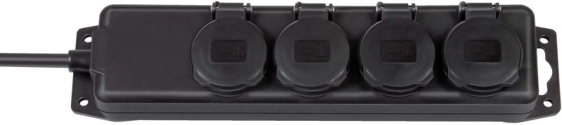 Brennenstuhl stekkerdoos 4v IP44 + 2 m